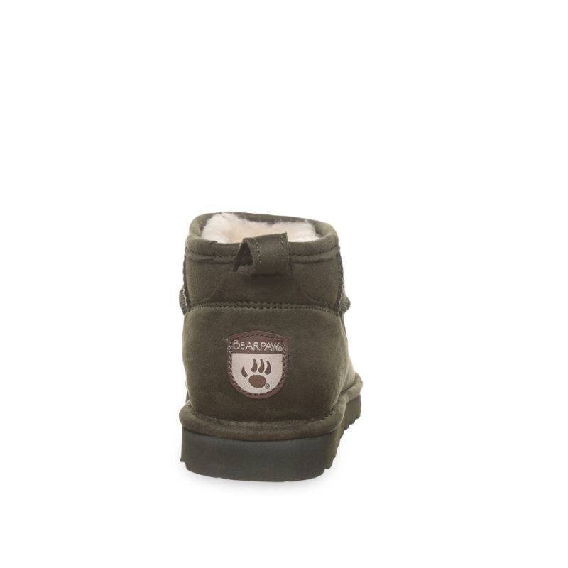 New Arrivals Bearpaw Women's Shorty Vegan Seaweed