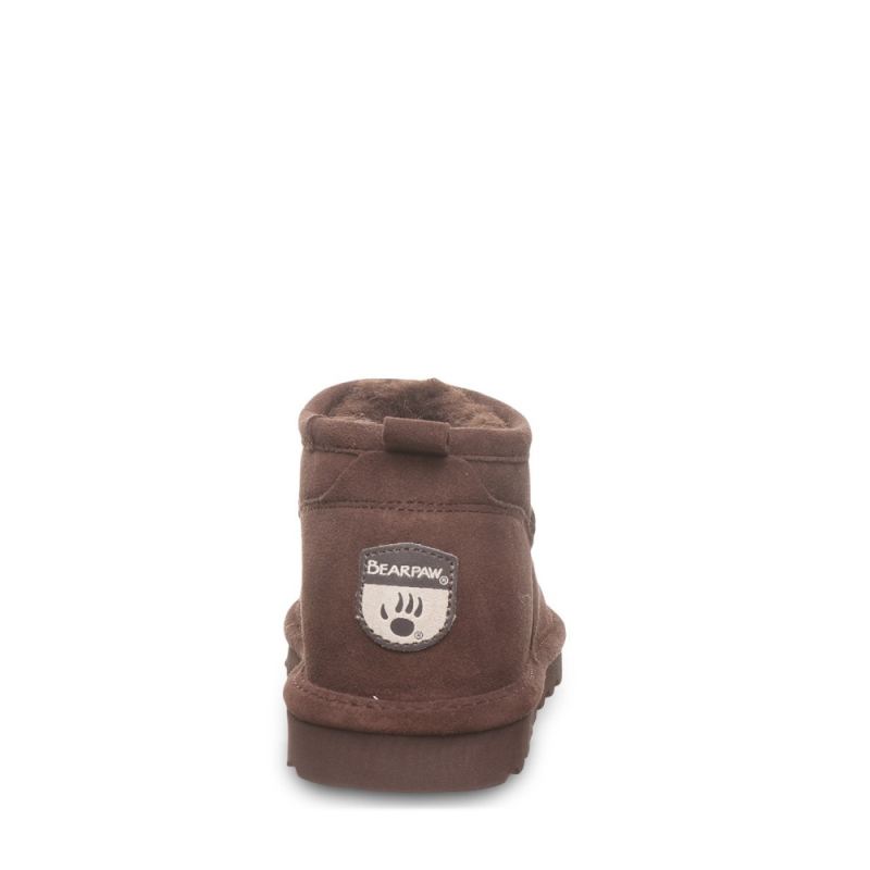 New Arrivals Bearpaw Women's Super Shorty Wide Walnut