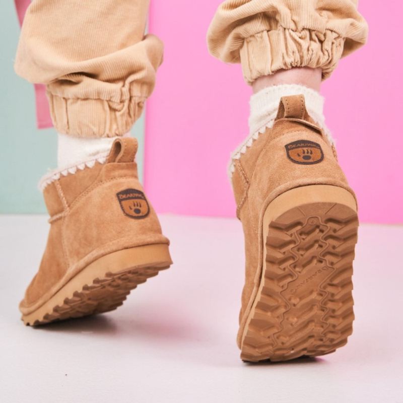 New Arrivals Bearpaw Women's Shorty Crochet Iced Coffee